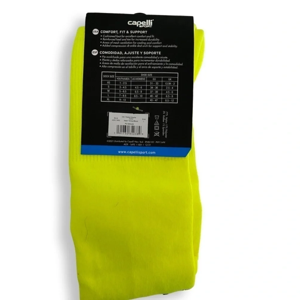 NWT Unisex Soccer Socks Size L (See Size Chart)